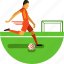 ball, field, football, football player, game, olympic sports, soccer, sports icon 