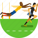 goal post, olympic sports, rugby, rugby players, rugby sevens, sevens, sports icon