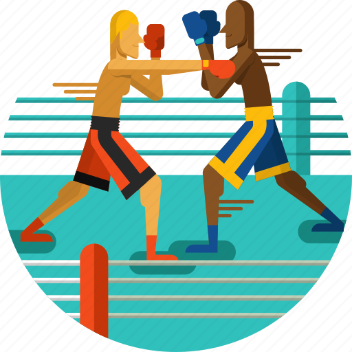 Boxers, boxing, equipment, fighting, gloves, ring, sports icon icon - Download on Iconfinder
