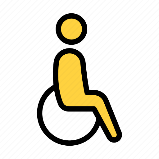 Wheelchair, disable, medical, equipment, handicap icon - Download on Iconfinder