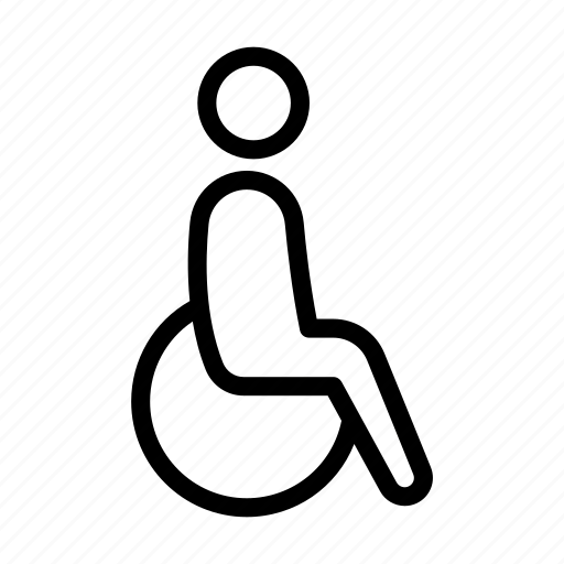 Wheelchair, disable, medical, equipment, handicap icon - Download on Iconfinder