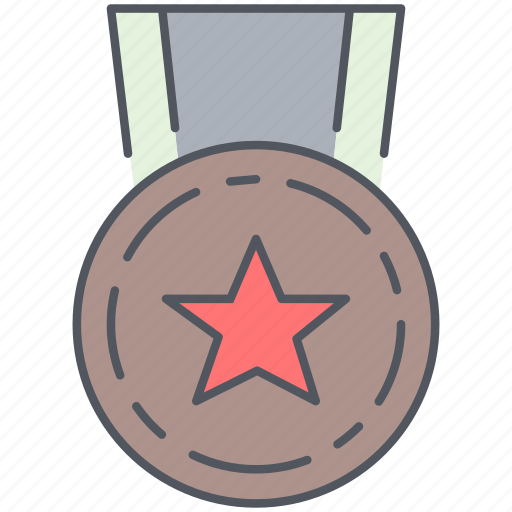 Medal, war, award, millitary, reward, ribbon, trophy icon - Download on Iconfinder