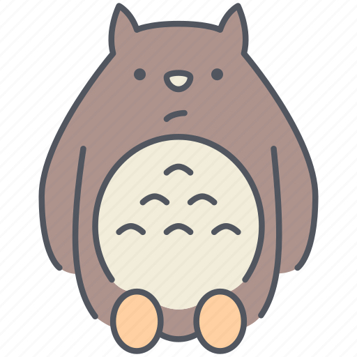Totoro, creature, fairytale, fantasy, japanese, magic, monster icon - Download on Iconfinder