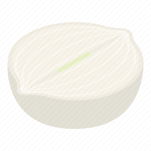 Cartoon, food, half, hand, isometric, onion, white icon - Download on Iconfinder