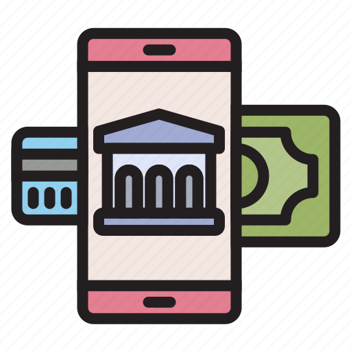 Mobile, banking, online, credit, card, bank, money icon - Download on Iconfinder