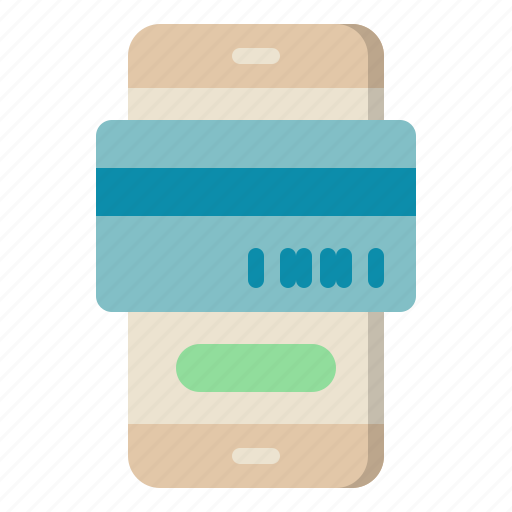 Mobile, payment, credit, card, online, banking, ecommerce icon - Download on Iconfinder