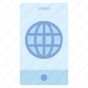 explorer, globe, internet, mobile, online business, smartphone, world