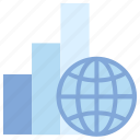analytics, globe, online business, transaction, world