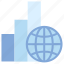 analytics, globe, online business, transaction, world 