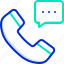 chat, communication, handset, message, phone 