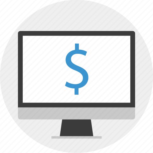 Computer, dollar, monitor, sign icon - Download on Iconfinder