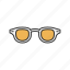 glasses, summer, sunglasses, trendy glasses 