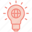 online, education, internet, light, bulb, idea 