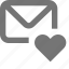 heart, love, mail, material, message, outline 