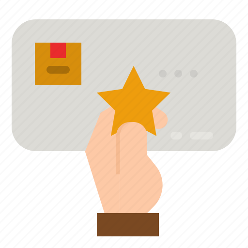 Review, like, rating, star, hand icon - Download on Iconfinder