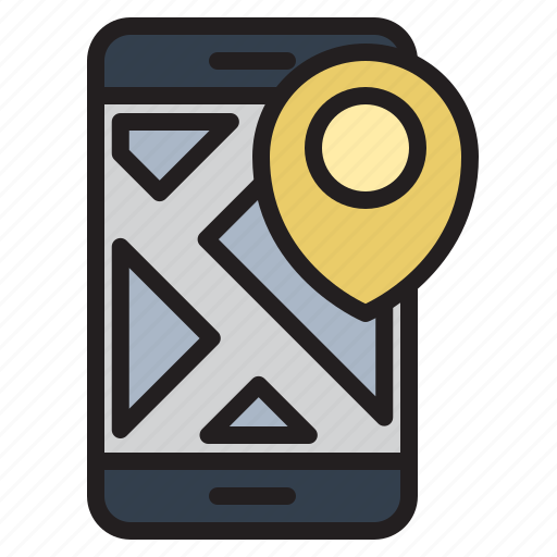 Location, gps, delivery, service, app, application, mobile icon - Download on Iconfinder