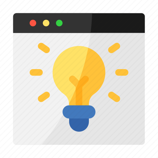 Idea, online, light bulb, online learning, creativity icon - Download on Iconfinder