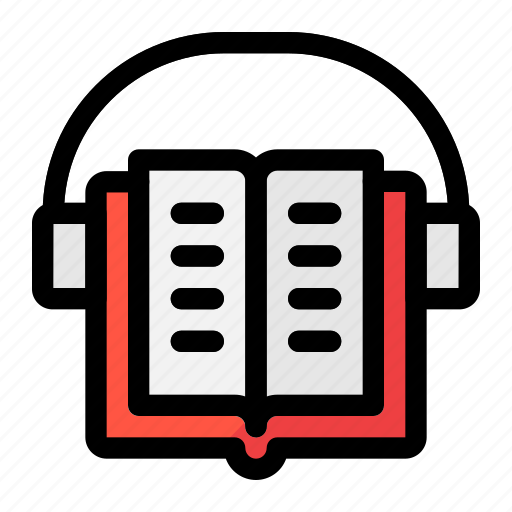 Headphone, audio, audio book, book, books, listen, ebook icon - Download on Iconfinder