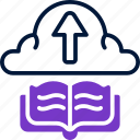 book, cloud, upload, computing, education
