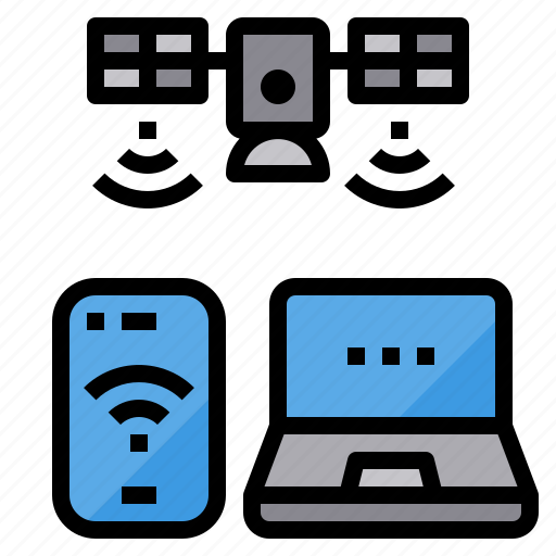 Computer, laptop, online, satellite, smartphone icon - Download on Iconfinder