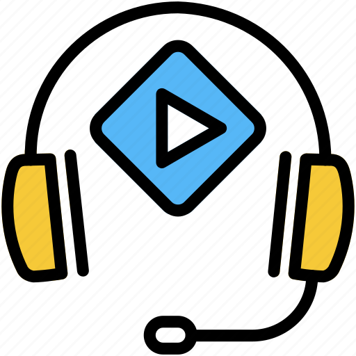 Headphone, listen, audio, earphone, support icon - Download on Iconfinder