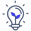 eco idea, light bulb, idea, innovation, bioenergy