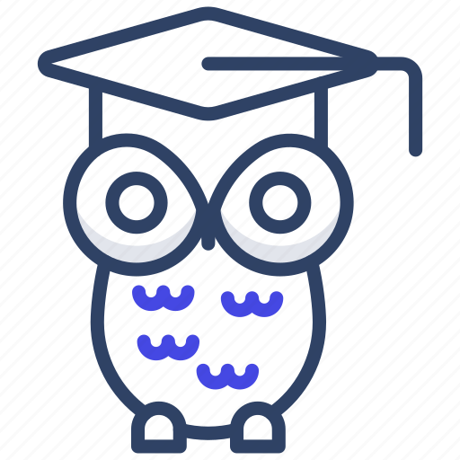 Wisdom education, owl, knowledge, learning, education icon - Download on Iconfinder