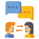 communication, interaction, message, talk