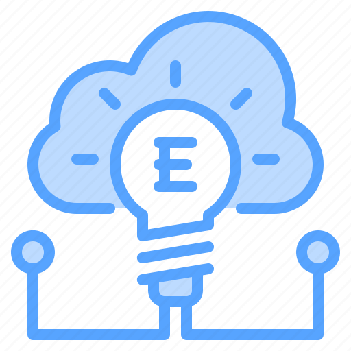 Cloud, education, idea, lamp, light icon - Download on Iconfinder