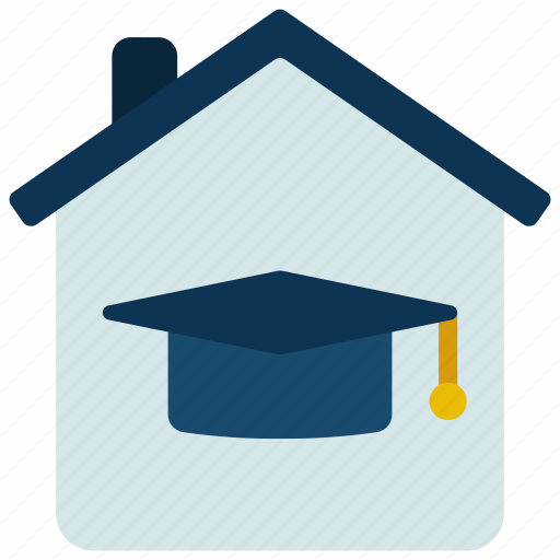 Home, education, elearning, educate, house icon - Download on Iconfinder