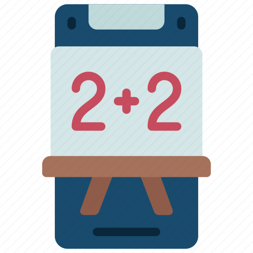 Mobile, maths, class, elearning, math, mathematics icon - Download on Iconfinder