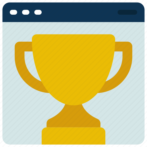 Online, trophy, elearning, digital, success icon - Download on Iconfinder