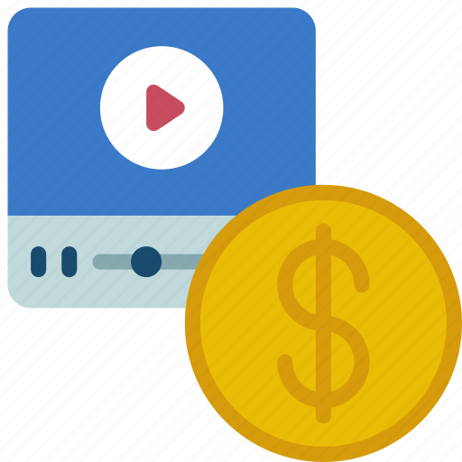 Paid, video, elearning, cost, course icon - Download on Iconfinder