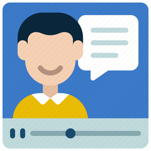 Video, instructor, elearning, teacher, tutor icon - Download on Iconfinder