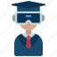 virtual, reality, student, elearning, vr, educate 