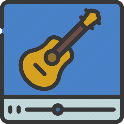 Online, guitar, lesson, elearning, music, instructor, tutor icon - Download on Iconfinder