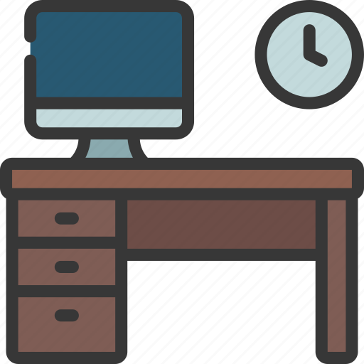 Student, desk, elearning, avatar, person icon - Download on Iconfinder