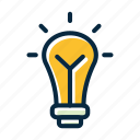 idea, bulb, creative, light, energy