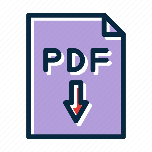 Download pdf, document, files, arrow, file format icon - Download on Iconfinder