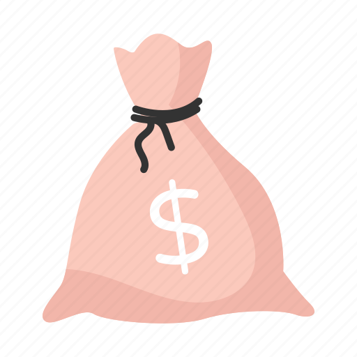 Money bag, cash bag, wealth, revenue, loot bag icon - Download on Iconfinder