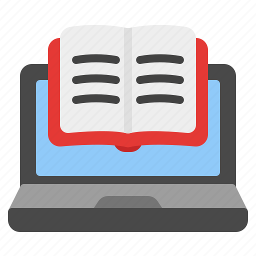 Ebook, laptop, notebook, education, learning, study, online icon - Download on Iconfinder