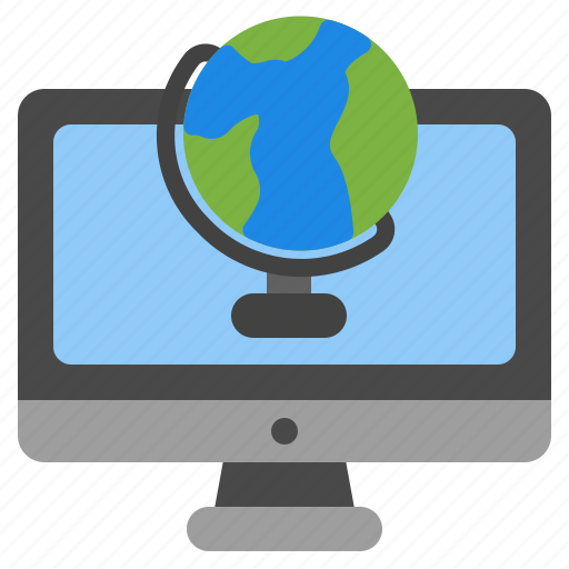 Geography, globe, earth, learning, online, computer, education icon - Download on Iconfinder