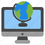 geography, globe, earth, learning, online, computer, education 