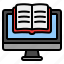 ebook, computer, monitor, screen, learning, education, study 