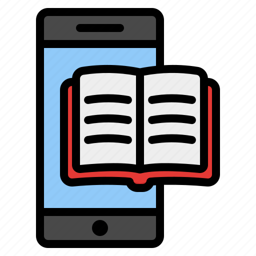 Ebook, smartphone, mobile, learning, online, study, education icon - Download on Iconfinder