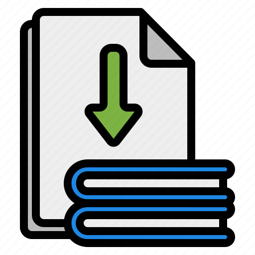 File, download, document, folder, book, education, learning icon - Download on Iconfinder