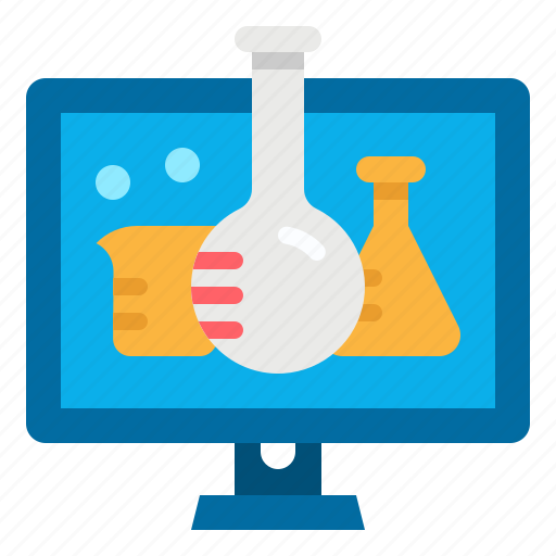 Chemistry, computer, lab, laboratory, science icon - Download on Iconfinder