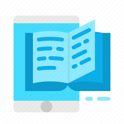 Book, electronic, learning, online, phone icon - Download on Iconfinder