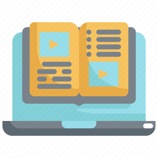Book, education, laptop, learning, lesson, online, study icon - Download on Iconfinder