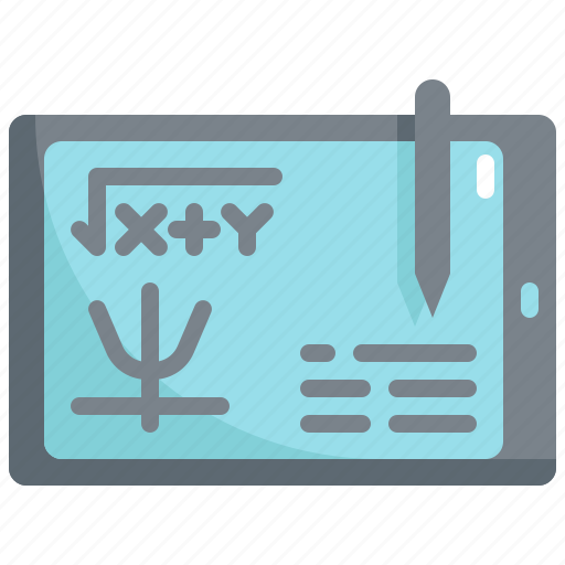 Education, learning, math, online, pencil, study, tablet icon - Download on Iconfinder